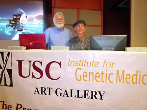 Multisensory Systems co-founders presenting their multisensory technology at USC forum